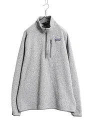 【お得なクーポン配布中!】 パタゴニア ベターセーター ハーフジップ メンズ XL 17年製 Patagonia フリース セーター ジャケット プルオーバー ブルゾン ハイネック 灰