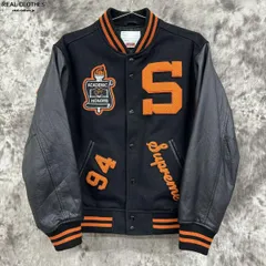 Supreme Team Varsity Jacket blackシュプリームM