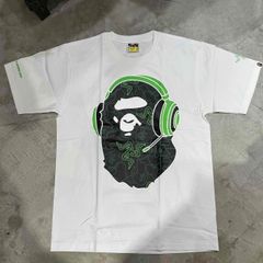 A BATHING APE RAZER NEON CAMO APE HEAD TEE SIZE-M アベイシングエイプ エイプヘッド 半袖 Tシャツ BAPE 心斎橋店