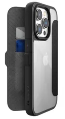 【特価商品】対応 Pro ケース 手帳型 カード 収納/耐衝撃 米軍 MIL 規格 クリア 15 合成皮 革 素材 背面 透明 手帳型ケース マグネット 式 iPhone スマホケース [ Apple iPhone15 Pro アイフォン15 プロ 対応 【R