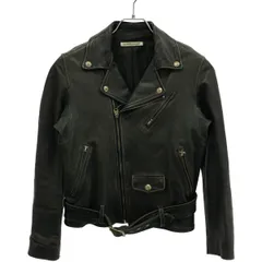 beautiful people ビューティフルピープル シュリンク ダブルレザーライダースジャケット 1430402401 ブラック 150