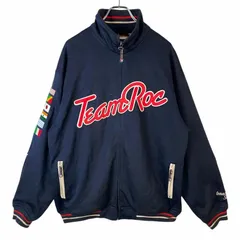ROCAWEAR ロカウェア　トラックジャケット　ジャージ　新品　赤　L ROCAWEAR ロカウェア トラックジャケット ジャージ 新品 L②