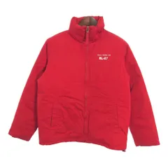 90年代 POLO JEANS ポロジーンズ ダウンジャケット ラルフローレン レッド (メンズ M) 中古 古着 R6315