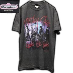 00's Winterland / Motley Crue / Girls,Girls,Girls ロックTシャツ Sサイズ モトリークルー バンドTシャツ メタルT コピーライト入り 00年代 ビンテージ Tee