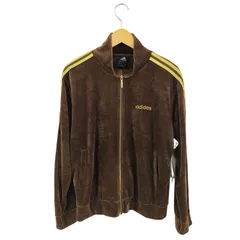 アディダス adidas 00S ロゴ刺繍 ベロア トラックジャケット メンズ  O