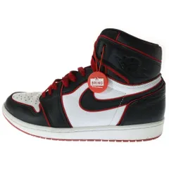 NIKE (ナイキ) Air Jordan 1 Retro High OG Blood Line エアジョーダン1 レトロ ハイ OG ブラッドライン ハイカットスニーカー US9.5/27.5cm 555088-062