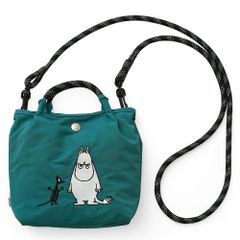 ☆ ムーミン 巾着ポシェット ブルー 新品未使用 - メルカリ