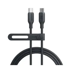 （まとめ） アンカージャパン ANKER 543 エコフレンドリーUSB-C＆USB-C ケーブル 1.8m ブラック A80E2N11 1本 【×2セット】