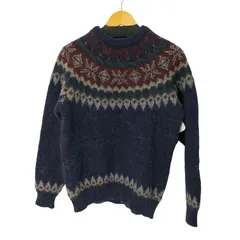 ウールリッチ WOOLRICH 香港製 求心柄 ハイネックニット メンズ 表記無 のサムネイル