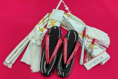 未使用品　正絹　筥迫セット　白／金鶴　9点セット　フルセット　結婚