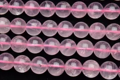 天然石ローズクォーツ 10mm １連（約38cm） パワーストーン 天然石 _R1672-10