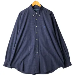 古着 ラルフローレン Ralph Lauren BLAKE 長袖 ボタンダウンチェックシャツ メンズXXL相当/eaa570300