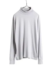 【お得なクーポン配布中!】 80s エルエルビーン タートルネック 長袖 Tシャツ メンズ L 程/ 80年代 ヴィンテージ LLBean アウトドア ロンT ハイネック ストレッチ 無地