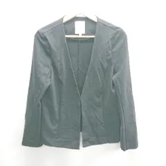 ◇ ⊂ LEPSIM レプシィム ノーカラー 長袖 ジャケット サイズL ブラック レディース E  【1410100031795】のサムネイル