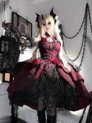 h.NAOTO FRILL ベロアフィッシュテールコルセットスカー - メルカリ