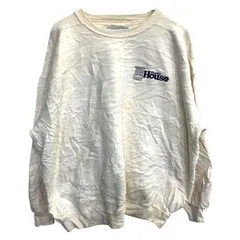 SANTEE スウェット トレーナー XLサイズ ホワイト USA製 古着卸 アメリカ仕入 t2503-3152