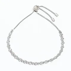 スワロフスキー SWAROVSKI ブレスレット Matrix Tennis マトリックス クリア シルバー 5677813 ジュエリー アクセサリー