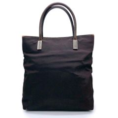 グッチ 002-2123-0458 トートバッグ ハンドバッグ シンプル 茶色 ブラウン ナイロン GUCCI