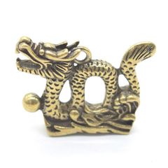 辰 龍の置物 2.5cm パーツアレンジ可  金属製ミニチュア