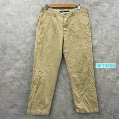 DOCKERS ベージュ REGULAR FIT ジップフライ チノパンツ 34×32 実寸W34in 201478612 USA 海外輸入 古着 SK10266