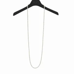 美品 アコヤ真珠7-7.5mm 120cm ロングネックレス アコヤパール シルバー 留め具付き 0039【中古】レディース