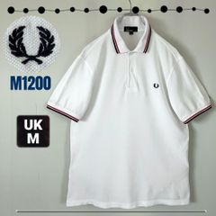 フレッドペリー/FRED PERRY★M1200/M12モデル★ツインティップド半袖ポロシャツ★鹿の子★TWIN TIPPED SHIRT★UKメンズM  #2505M024