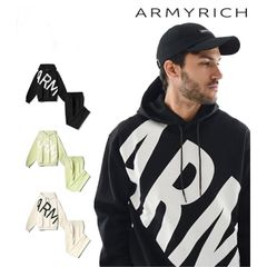 ARMYRICH アーミーリッチ BIGロゴ セットアップ メンズ 上下セット 男性 ジャージ スポーツ トレーニング ルームウェア カジュアル