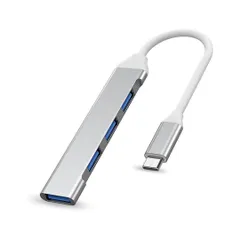 ●USB ハブ Type-C 3.0 タイプC 小型 拡張 4ポート