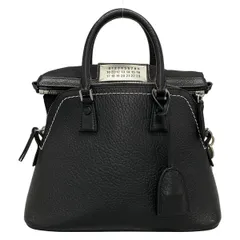 【未使用】 MAISON MARGIELA マルジェラ クロシェット ブラック 新品未使用Maison Margiela レザークロシェットBLACKマルジェラ