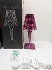 極美品！！カルテル！！充電式バッテリーフロアライト希少ブルー！定価43000円！ モバイルバッテリー 大容量 45800mAh 急速充電 軽量 小型 薄型 6