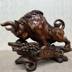置物/ 鉄器騎牛笛吹童子 騎牛帰家像 台付き - メルカリ