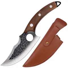 未使用 越後 野鍛冶作 万能包丁 新潟県燕市 希少 高級和包丁セット 越前打刃物 風紋出刃包丁135mm・刺身包丁170mm