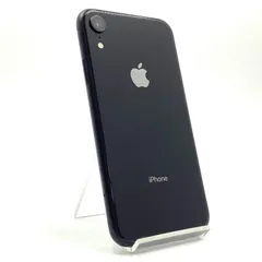 【最速発送】Apple iPhone XR 64GB ブラック au 白ロム 75%【難有】