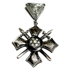 アンティーク風勲章ブローチ　プレゼント　ハンドメイド　AB-2