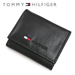 【訳あり】アウトレット トミーヒルフィガー コインケース 小銭入れ 財布 メンズ 男性 革 TOMMYHILFIGER コインパース ブラック 黒 0096-5476 01 31TL25X017-001