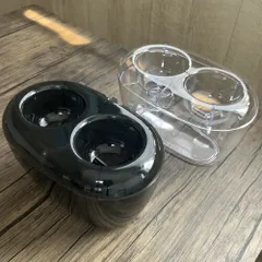 VASE 球根用 水栽培容器 ダブル（クリア/スモークブラック） ヒヤシンス、クロッカス、ムスカリ、チューリップ、サボテンなどの球根に最適！室内インテリア 観葉植物のサムネイル