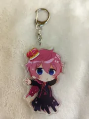 すとろべりーぷりんす すとろべりーめもりーVol.10 さとみ アクリルキーホルダー 王冠/黒