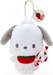 【中古】食玩 雑貨 ポチャッコ マスコットホルダー＆いちごみるく 「サンリオキャラクターズ サクマいちごみるくコラボ 菓子ギフト2022」