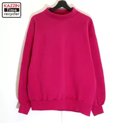 90s USA製 vintage RUSSELL 無地 タートルネック スウェット トレーナー メンズ 表記Lサイズ