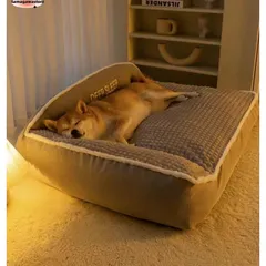 新品 犬用 スクエアベッド クッションマット 対応 大型犬 Lサイズ 暖かい 保温 柴犬 犬 ペット 小型犬 中型犬 犬ベッド クッション 犬用マ