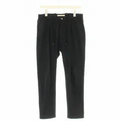 ジャブスアルキヴィオ giabsarchivio ジョグパンツ MASACCIO  A2 A5961B テーパード パンツ 44 黒 ブラック /☆G ■MU