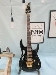 エレキギター　ゴールドパーツ　フロイドローズ　スティーブ・ヴァイ　ノーブランド