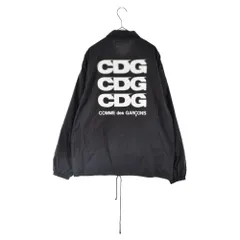 COMME des GARCONS (コムデギャルソン) CDG バックロゴプリントナイロンコーチジャケット ブラック SZ-J004のサムネイル