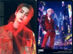 [중고] 컬렉션 카드 (남성) No.15 : ROWDY SHOGUN ≠ THE RAMPAGE / 요시노 북인 (LUCAS) / [BATTLE OF TOKYO 스틱 웨이퍼] 메탈릭 플래 카드