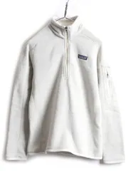 パタゴニア ベター セーター 1/4 ジップネック S フリース ジャケット 白
