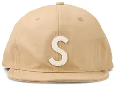 ベーシックエンチ Spring Logo Short Cap アンパイヤキャップ 帽子 ショートつば フリーサイズ レディース メンズ ベージュ [ベージュ] [57.0-59.0 cm]
