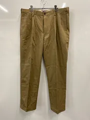90s LAND'S END リネンスラックス　ワイド　ベージュ　2タック 90s GAPギャップ Easy Fit ツータック スラックス リネンパンツ