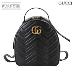 2024年最新】gucci グッチ バックパック ggマーモント シェブロン 