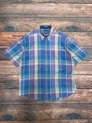 【 old GAP 】 S/S shirt　M　ギャップ　半袖シャツ　チェック柄