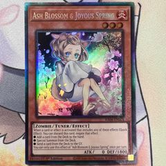 【遊戯王】EU 英語　灰流うらら Ash Blossom & Joyous Spring RA04- EN025 コレクターズレア　絵違い
